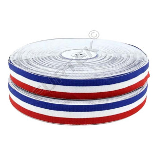 Резинка триколор, 28 мм