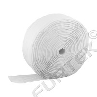 Шторная белая лента без сборки