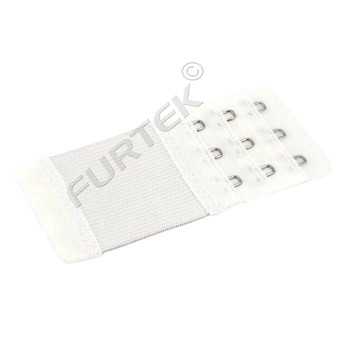 Застежка-удлинитель для бюстгальтера 3 ряда, 3 крючка Застежка-удлинитель для бюстгальтера 3 ряда, 3 крючка