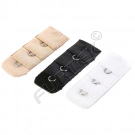 Застежка для бюстгальтера 1 ряд 3 крючка, размер 19 мм