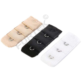 Застежка для бюстгальтера 1 ряд 3 крючка, размер 19 мм Застежка для бюстгальтера 1 ряд 3 крючка, размер 19 мм