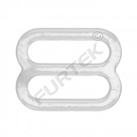 Прозрачный пластиковый регулятор для бюстгальтера, ширина 12 мм