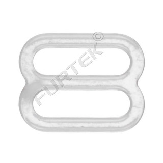 Прозрачный пластиковый регулятор для бюстгальтера, ширина 12 мм