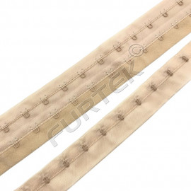 Тесьма с крючками и петлями 2 ряда 40 см