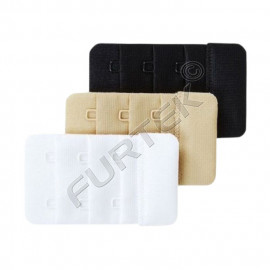 Застежка для бюстгальтера 2 ряда 3 крючка, размер 30 мм