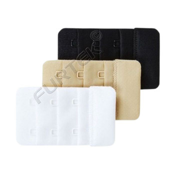 Застежка для бюстгальтера 2 ряда 3 крючка, размер 30 мм