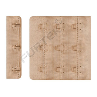 Застежка для бюстгальтера 3 ряда 3 крючка, размер 50 мм