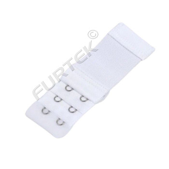 Застежка-удлинитель для бюстгальтера 2 ряда, 3 крючка Застежка-удлинитель для бюстгальтера 2 ряда, 3 крючка