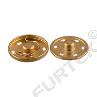 Кнопки пришивные, цвет чёрный, никель, материал металл