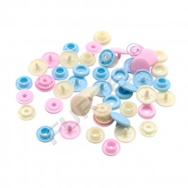 Пластиковые кнопки Color Snaps Prym диаметр 12,4 мм, в упаковке 30 шт