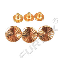 Заклепка запонка с внутренней огранкой