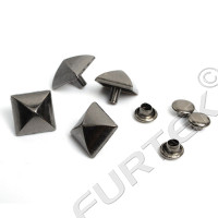 Заклепки для одежды Квадратные 4 грани