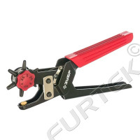 Дырокол ЗУБР "Мастер" револьверный для кожи усиленный