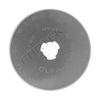 Лезвие круглое для ножей OLFA OL-RB45-1, размер  45х0,3 мм