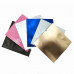 Фольгированные пакете под запайку разных цветов черный, розовый, белый, синий, серый, золотой.