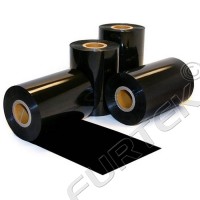 Черная термотрансферная лента риббон Resin Textile 300 м