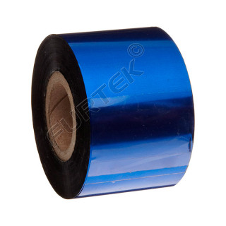 Синие риббоны для термотрансферного принтера UN020BL на основе воска