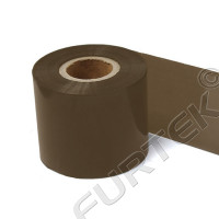 Кофейная термотрансферная лента resin textile