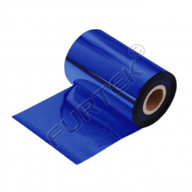 Синяя термотрансферная лента resin textile 