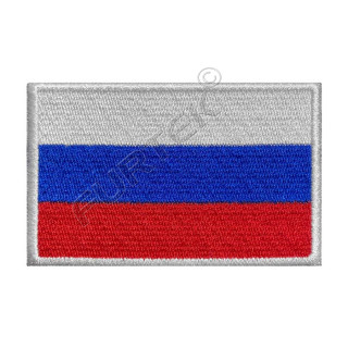 Военный шеврон Россия, флаг триколор