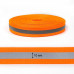 Стропа светоотражающая оранжевая ширина 10 мм, длина 50 м купить оптом в интернет-магазине  