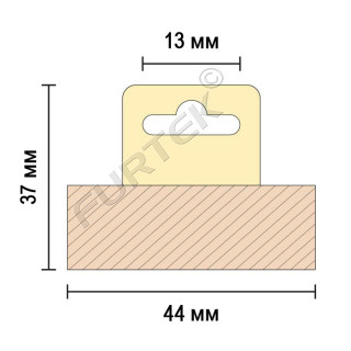 Еврослот (Hang Tab) 44х37 мм
