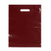 Пакет ПВД с укрепленной ручкой 30х40, 50 мкм, бордовый