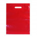 Пакет ПВД с укрепленной ручкой 50х60, 70 мкм, красный