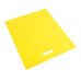 Пакет ПВД с укрепленной ручкой 40х50, 50 мкм, желтый