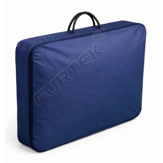 Чемодан с металлическим кантом из спанбонда