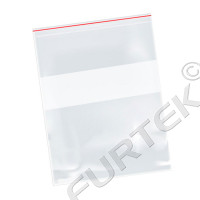 Пакеты zip-lock с полосой для надписей