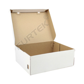 Коробка для обуви белая
