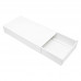 Коробка-пенал 21х6,2х1,5 см, цвет белый