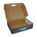 Картонная коробка для обуви с пластиковой ручкой