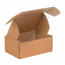 Самосборная коробка с ушками «самолет»