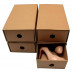 Выдвижная коробка для обуви с отверстием для открывания