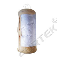 Тубус с пластиковой окантовкой и прозрачными вставками