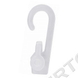 Пластиковый крючок-подвес с защелкой, 53х24 мм