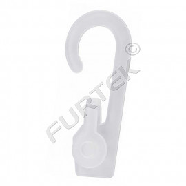 Пластиковый крючок-подвес с защелкой, 53х24 мм