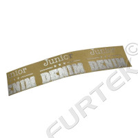 Лента из искусственной кожи с логотипом, 25 мм