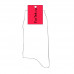 Бирка для носков с полноцветной печатью с отметкой для отверстия