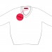 Схема крепления круглой бирки для одежды на примере свитера