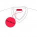 Укрупненная схема крепления круглой бирки для одежды на примере свитера с помощью биркодержателя