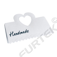 Картонная бирка-хедер для маркировки изделий ручной работы