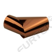 Фольга для горячего тиснения коричневая металлизированная