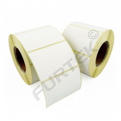 Термотрансферные этикетки без печати в рулонах