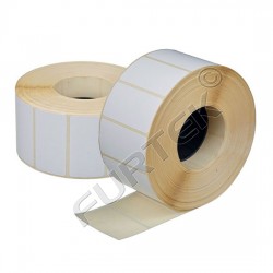 Термоэтикетки без печати в рулонах