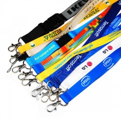 Текстильные ленты для бейджей с логотипом