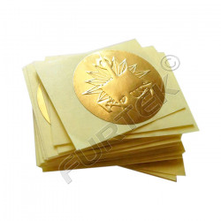 Тиснение фольгой на ярлыках, бирках, текстиле