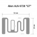 Самоклеящиеся RFID метки Alien ALN-9728 "GT" (Higgs4)